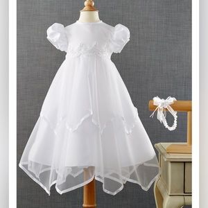 Baby Girl Christening Dress Set